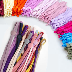Wholesale High Quality 5mm <strong>String</strong> Cord Adjustment Round Buckle <strong>Elastic</strong> Ear <strong>Loop</strong> - Product Image 2