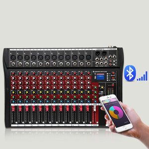 2019 yeni Mini 4 kanal ses mikseri konsolu USB 48 V Phantom karıştırıcı - Product Image 2
