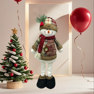 ตุ๊กตาหิมะซานตาคลอสยืดได้ตกแต่งบรรยากาศคริสมาสต์ - Product Image 4