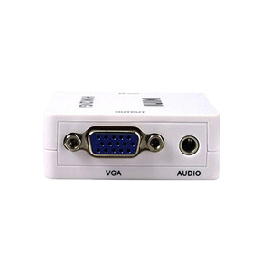 Detecta y convierte automáticamente 1080P VGA2AV convertidor adaptador VGA a AV RCA convertidor