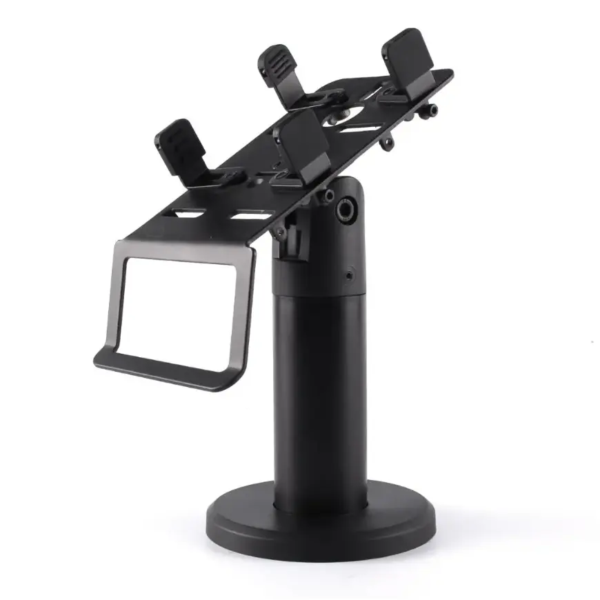 Super Strong swivel pole credit POS terminal stand 270 degree rotation POS system bracket for verifone payments