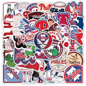 50PCS Sport USA Philadelphia Baseball Team Sticker - Product Image 1