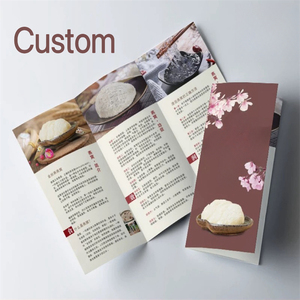 Custom Printed Offset Cosmetics Flyer Leaflet Instruction <strong>Booklet</strong> for Food Paper Packaging with Custom Logo - Product Image 3