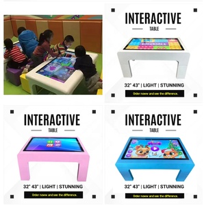 Фабрика Android 32/43/55 дюймов HD 4K сенсорный экран игры android kids digital signage multi smart touch table для детей или подростков - Product Image 6