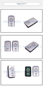 Original 5 taste remote key fob mit 433MHz smart remote-auto schlüssel 4D chip modell B52EA fit für Previa auto smart key keyless - Product Image 5