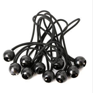 Fábrica Direto Atacado Importado Látex multiuso Corda Elástica Bungee Cord Com Bola De Plástico