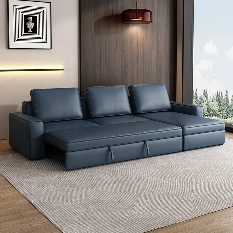 Divano letto pieghevole Set mobili soggiorno con contenitore divano letto multifunzionale