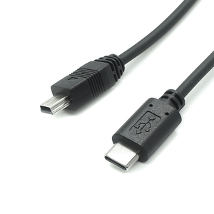 USB tip C 3.1 erkek Mini USB 5 Pin B erkek tak dönüştürücü OTG adaptörü mobil Macbook için kurşun veri kablosu 25cm / 1 m 3ft - Product Image 2