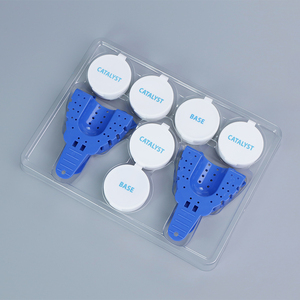 Nụ cười tìm thấy răng khuôn màu xanh trắng Bộ dụng cụ Silicone mềm khuôn ấn tượng nha khoa Vật liệu Putty huaer ấn tượng - Product Image 1