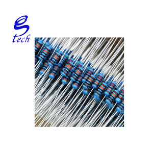 100 шт. 1/4 Вт 1R ~ 22 м 1% Резистор Металлическая Пленка Прецизионный Резистор набор наборов резисторов ассортимент наборы фиксированных конденсаторов - Product Image 4