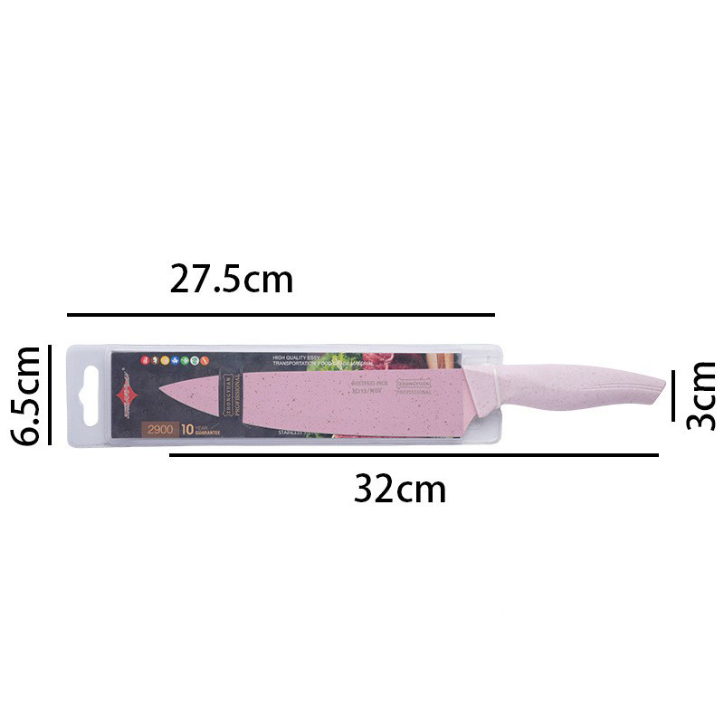 Couteau de chef rose