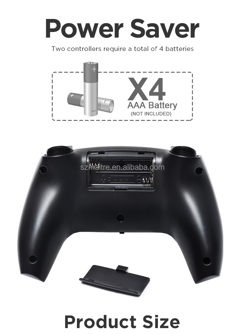 Mango de juego negro * 2