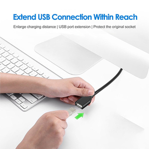 Focus สายเคเบิลเครื่องพิมพ์ USB สีดำความเร็วสูง2.0สายต่อสาย USB ตัวผู้เป็นตัวขยาย M F สายเคเบิลข้อมูลความเร็วสูง - Product Image 5