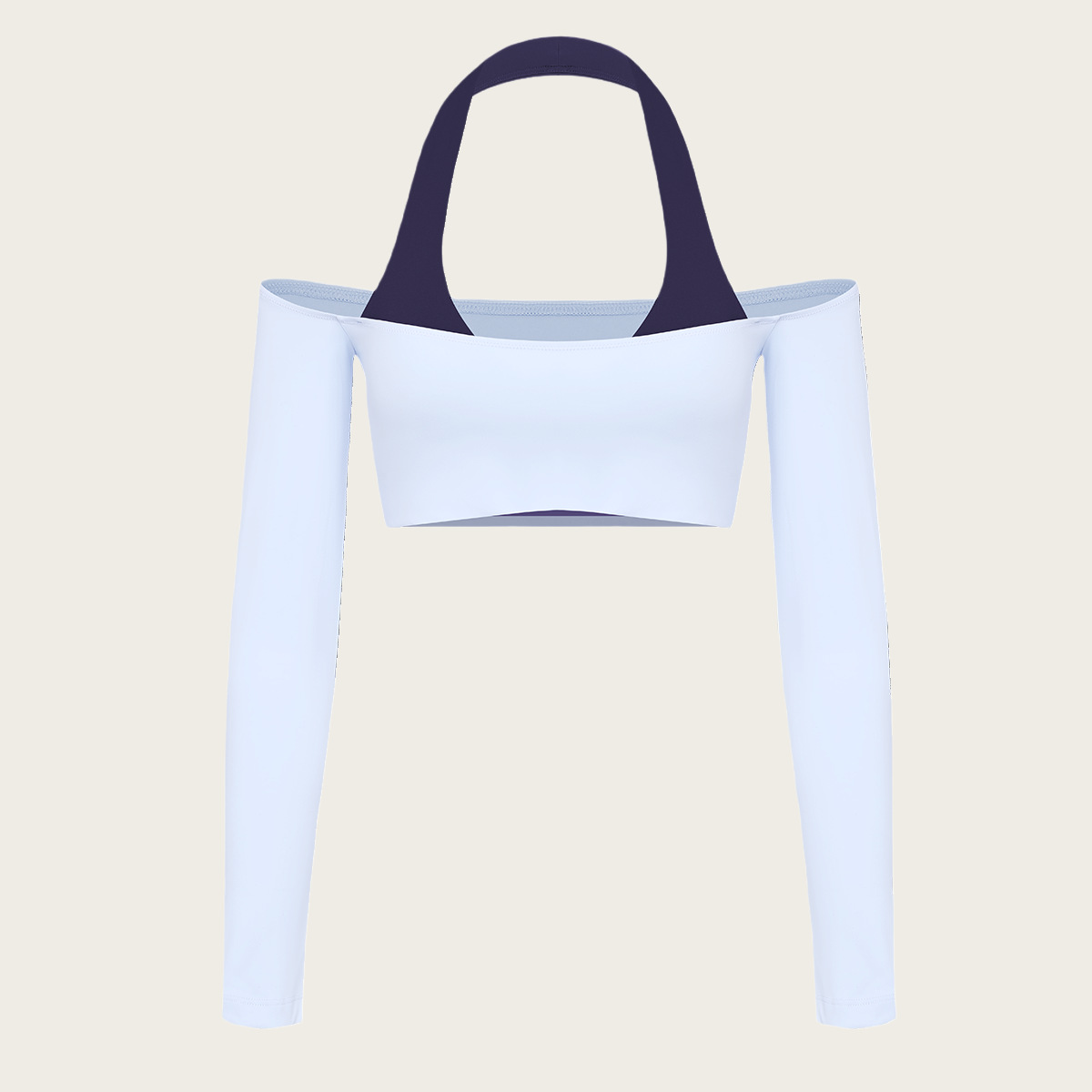 Haut bleu clair
