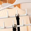 LEEKING Wholesale  hot selling multifunction belt Coat Shirt plastic hanger with hooks
