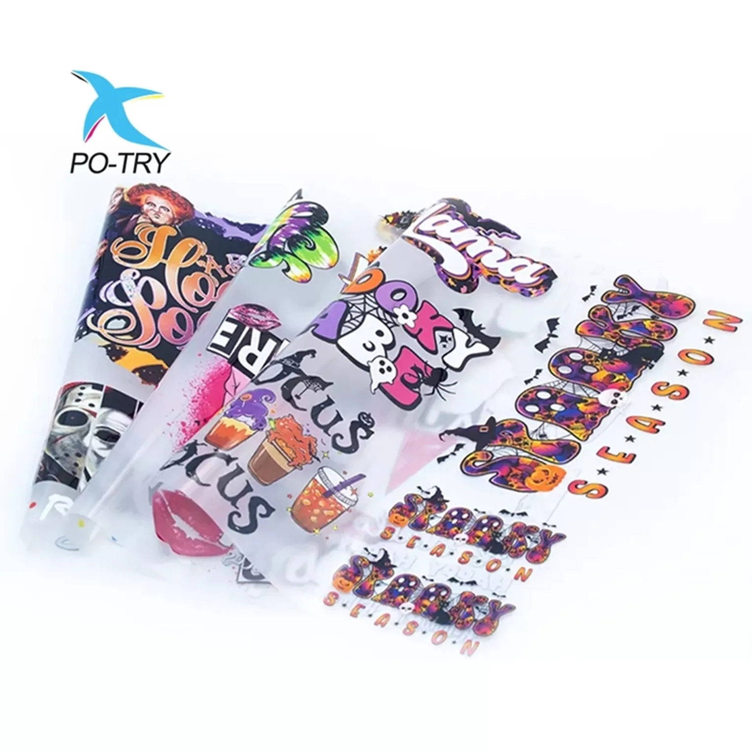 PO-TRY Best Quality Dtf Pet Film Roll 30cm 60cm Dtf Film for Dtf Printing A3/A4 pet film