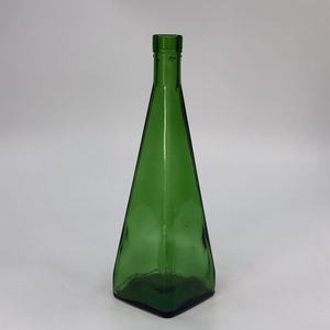 Unique 510ml Triangular Long Neck Glass <strong>Bottle</strong> Triangle Shape for Tequila Liquor Whisky Vodka - Product Image 2
