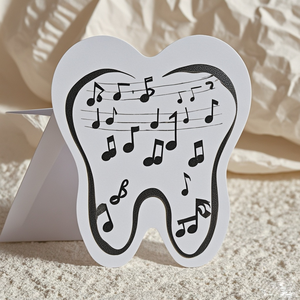 Dent couleur unique découpes créatives 5.5in brossage soie dentaire dents hygiène saine journée nationale des dentistes mois dentaire - Product Image 5