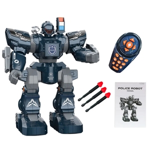 Infrarot Interaktiver Fernbedienung roboter Polizei Mecha Demo Walking Shooting Bullet Sprach steuerung Programmierung Rc Roboter für Kinder - Product Image 3