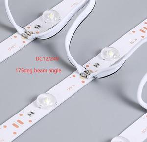 Lens Diffusion Reflection DC12V 24V Rigidly <strong>Led</strong> Backlight Strip for Advertising Light Box 12leds/m