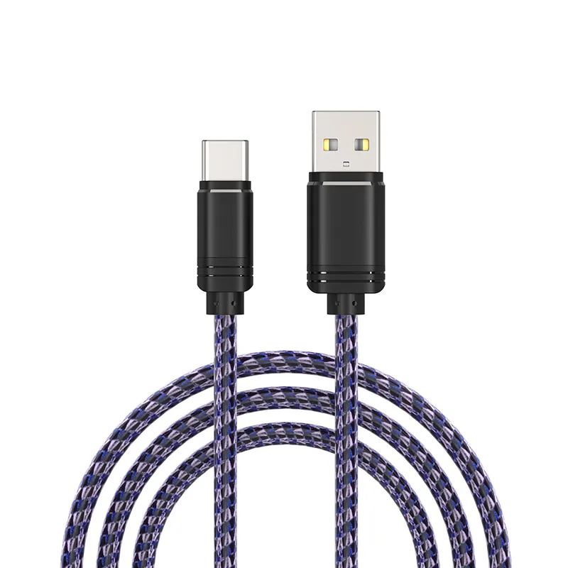 Schitec-cable de carga USB resistente al agua, Cable de carga rápida de 1m, 2m, 3m, 5V, 2A, 3A, para android y iphone