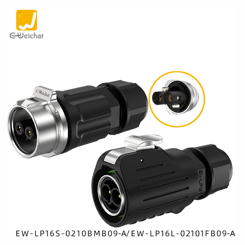 Connecteur mâle LP16 à 2 broches + borne femelle