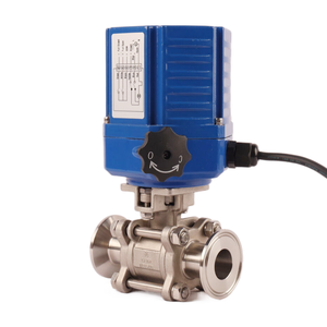 DN50不锈钢电动球阀24V DC电动控制执行器2路3件式卫生BSP NPT用于水和气 - Product Image 3