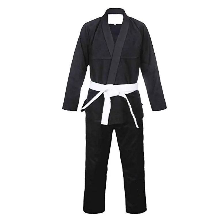 Zwarte Judo Gi Uniform Voor Volwassenen En Kinderen