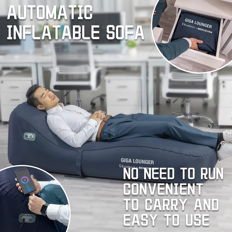 Camping Self-inflated Loungers Glamping Beach Inflatable Air Sofa Bed