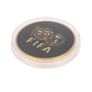 Futbol Flip sikke Anti-pas sert alaşım futbol hakem yargıç Matches paraları maç eğitimi için dava ile yan almak - Product Image 3