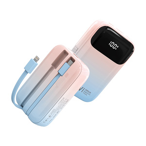 22.5W büyük kapasiteli 10000mAh güç banka hızlı şarj tipi C kablo güç bankası - Product Image 1