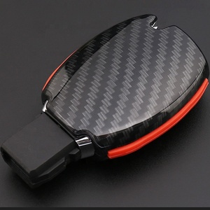 Karbon FIBER ABS akıllı anahtarsız uzaktan anahtar kutu Fob konut koruyucu kapak için C E S M CLS CLK ces GL Class Mercedes Benz için - Product Image 6