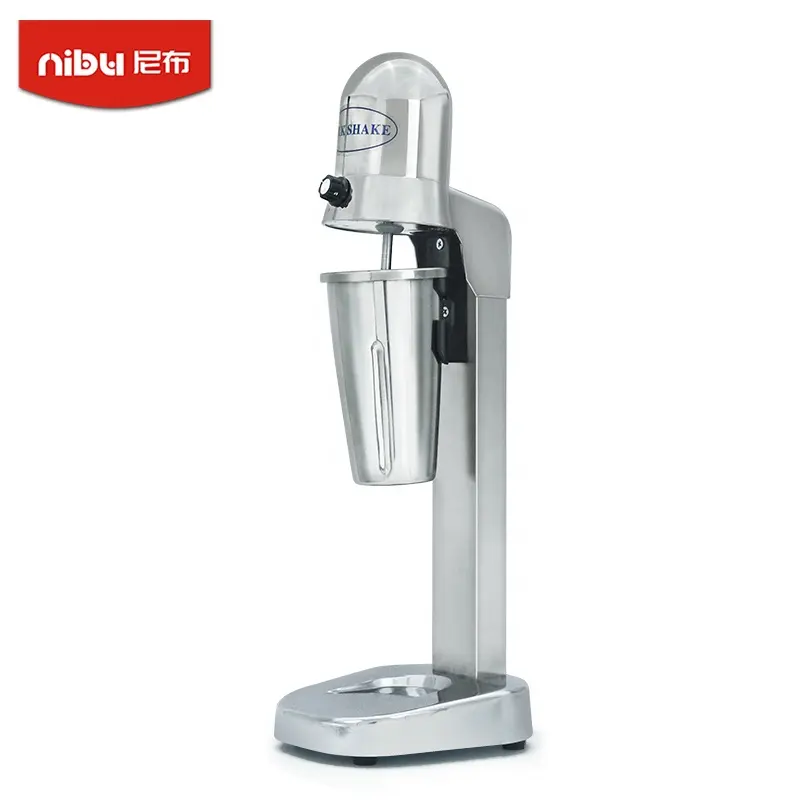 Nibu Commercial Cafe Bar Mixer Smoothie Blender Milk Shake Machine Shaker elettrico con due tazze