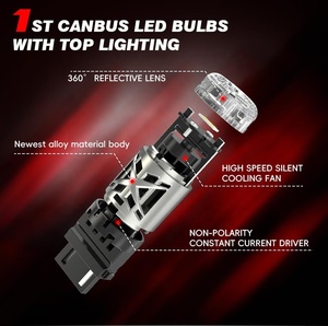 最新360度CB9トップ照明強力キャンバス機能3157 3155LL 1156 BA15D T20 LED電球ブレーキ信号DRLライト - Product Image 2