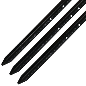 เสารั้วรักษาความปลอดภัยเหล็กยาว2เมตรแบบกลมรูปดาวสำหรับรั้วฟาร์ม - Product Image 1