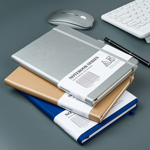 <strong>Customized</strong> A5 Hardcover Meeting <strong>Notebook</strong> 100 Sheets <strong>Elastic</strong> <strong>Strap</strong> <strong>Notebook</strong> Promotional Debossed Lined Journal <strong>Notebook</strong> - Product Image 4