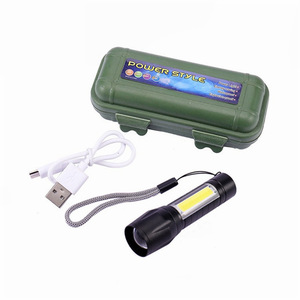 Taşınabilir şarj edilebilir Zoom LED el feneri XPE Flash ışıklı fener fener 3 aydınlatma modu kamp ışık Mini Led el feneri - Product Image 4