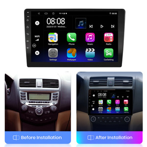 Vendite calde 10 pollici Android 11 autoradio Stereo doppio din GPS navigazione touch screen lettore USB 1din tablet 6 + 128G memoria Flash