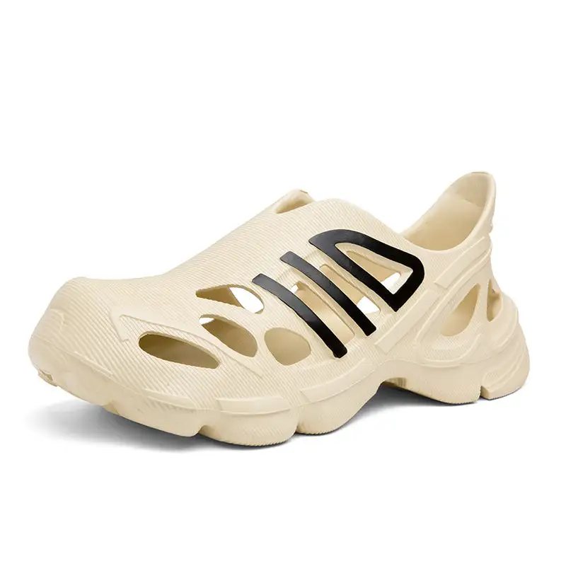 Moda Casual deportes diapositivas pareja Chanclas Zapatos planos de mujer Zapatillas antideslizantes suaves zapatos de verano EVA para mujeres y hombres