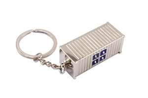 3d <strong>Promo</strong> Items Metal Shipping Container Keychain for Cargo Customize Souvenir Gifts Container <strong>Key</strong> Ring - Product Image 4