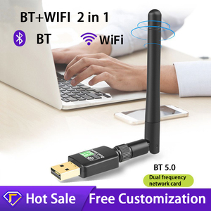 Mini 600mpbs Dual-band Usb Wireless scheda di rete 2.4g/5.8g Computer senza fili Usb Wifi ricevitore e trasmettitore per l'home Office - Product Image 4