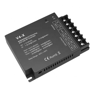 Controlador PWM de voltaje constante RF 2,4 GHz, V4-X de un solo color dual RGB RGBW, 4 Funciones de atenuación LED - Product Image 1