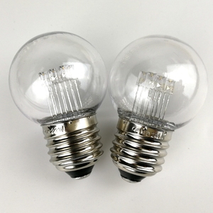DC 24V חמה למכירה לאוסטרליה ניוזילנד נורת קישוט 6 יחידות דיודה <span class=keywords><strong>LED</strong></span> מפואר גלובוס G45 1W
