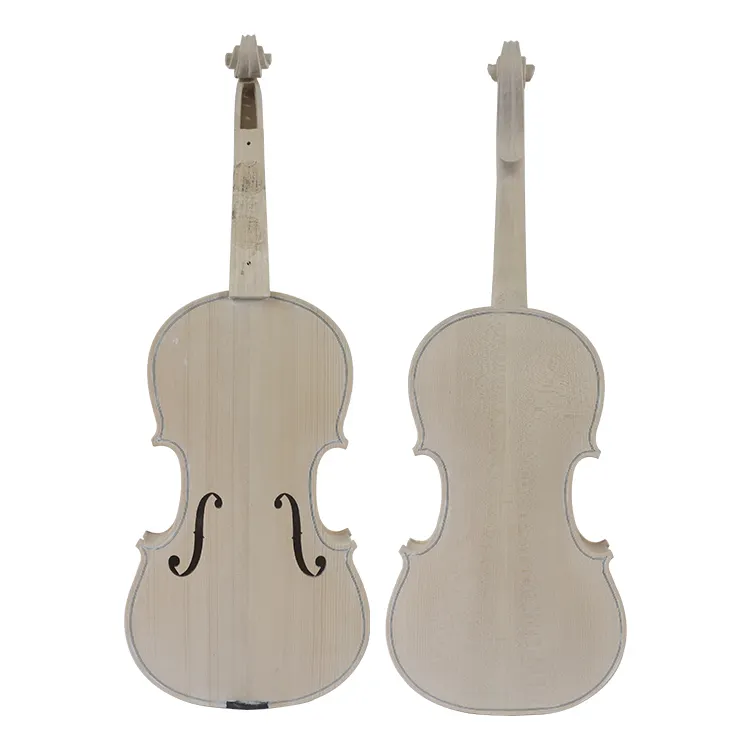 unfinished violin oem kit diy 4/4 3/4 1/2 1/4 size for choice