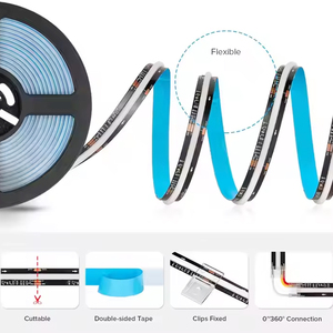 Banqcn แถบไฟ LED ดิจิทัล24โวลต์สำหรับติดผนังเพดาน, แถบ WS2811ฝันสีดำสามารถตั้งโปรแกรมได้