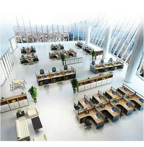 Nuevo Mostrador de oficina ejecutivo moderno, mesa de computadora, personal de diseño, mesa de oficina para 4 personas, escritorio de estación de trabajo para computadora - Product Image 3