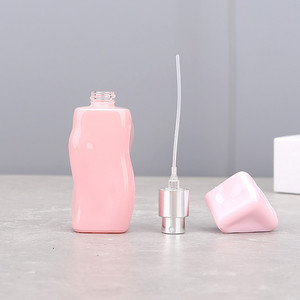 30ml benzersiz sevimli doldurulabilir cam boş parfüm ambalaj özel Atomizer renkli flakon vida boyun parfüm şişesi - Product Image 2
