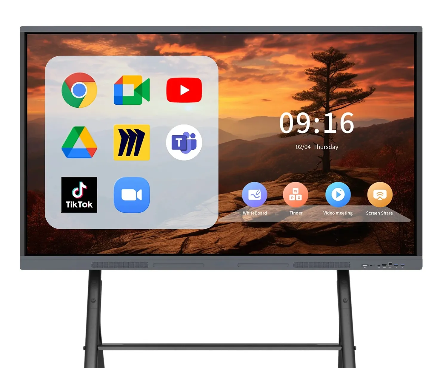 55 Zoll interaktive Whiteboards Digital Signage Touchscreen Elektronische Tafeln Smart Flat Panel Whiteboard für Klassen zimmer