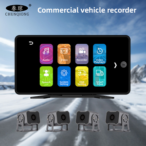 Cámara de marcha atrás de doble lente con Monitor de punto ciego 720p Pantalla IPS Sistema de monitoreo de conductores de camiones Función de detección de automóviles - Product Image 2
