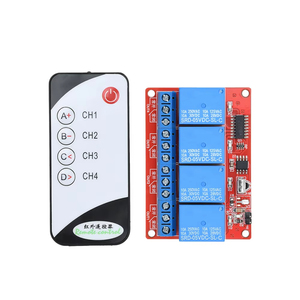 1/4CH DC 5V 12V módulo de relé infrarrojo IR interruptor remoto Control relé controlador de placa de conducción para bricolaje electrónico